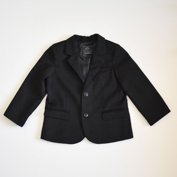 Zara Baby Boy Tailored Collection Extra Fine Wool Black Blazer 18-24 Months - Picture 7 of 7